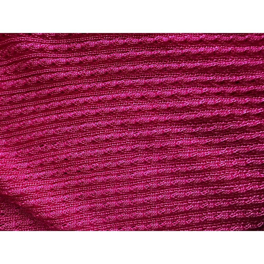 Free People Medium NWT Pink Shear Lightweight H2O Crewneck Long Sleeve Sweater - Picture 7 of 7